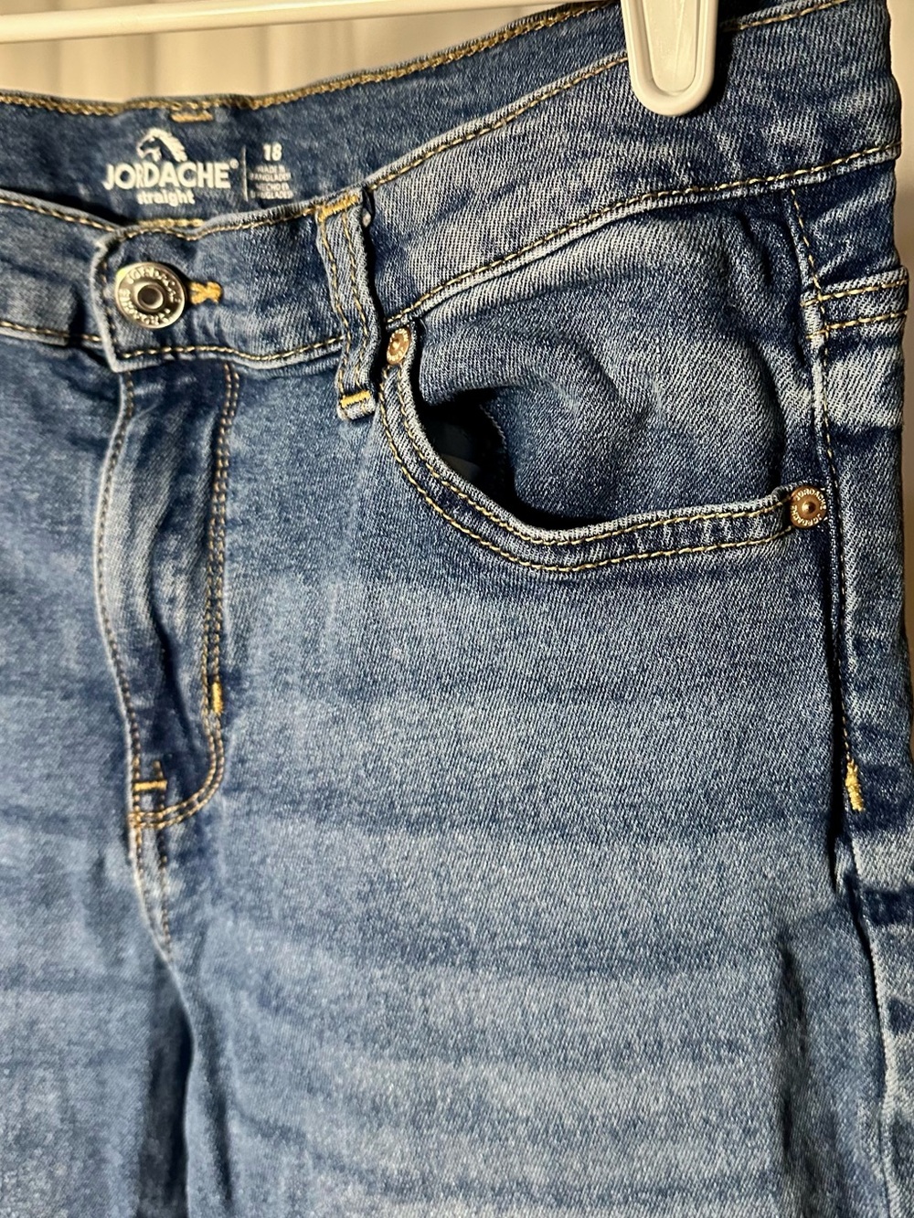 Jordache Kid’s Medium Blue Slim Straight Jeans-18